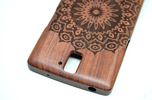 Oneplus-One-Plus-One-Wood-Case-Rose-Wood-Mandala-Flowers-Premium-Quality-Natural-Wooden-Case-for-your-Smartphone-and-Tablet-by-VolksRoseTM-0-1