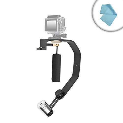 ProGLIDE-Handheld-Camera-Gimbal-Stabilizer-Rig-with-3-Counterweight-System-and-GoPro-Smartphone-Adapters-Works-with-Xiaomi-Yi-Afunta-SJ4000-Orbo-NR22-Gear-Pro-HD-Foscam-AC1080-Midland-XTC280VP-and-Man-0