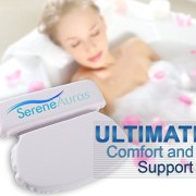 Serene-Auras-Luxury-Bath-Pillow-Premium-Comfort-and-Support-for-the-Head-Neck-and-Shoulders-Lightweight-and-Durable-Perfect-for-Jacuzzi-Bathtub-Hot-Tub-or-Spa-Seven-Suction-Cups-for-Safe-and-Secure-Re-0-3