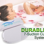 Serene-Auras-Luxury-Bath-Pillow-Premium-Comfort-and-Support-for-the-Head-Neck-and-Shoulders-Lightweight-and-Durable-Perfect-for-Jacuzzi-Bathtub-Hot-Tub-or-Spa-Seven-Suction-Cups-for-Safe-and-Secure-Re-0-4