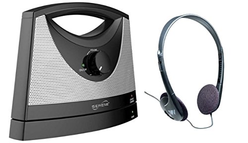 Soundbox-BONUS-Package-Serene-Innovations-Portable-Wireless-Tv-Soundbox-Model-TV-SB-Rechargeable-up-to-8-hours-of-continuous-use-per-charge-Free-Headphone-Bundle-0