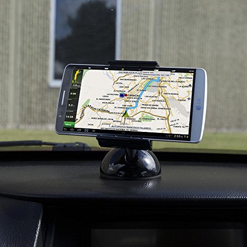 Vena-DASH55-One-Hand-Universal-DashBoard-Windshield-Car-Mount-360-Rotating-Holder-for-Apple-iPhone-iPod-Samsung-LG-Google-Nexus-Blackberry-OnePlus-One-HTC-Nokia-Smartphone-35-55-inch-0-5