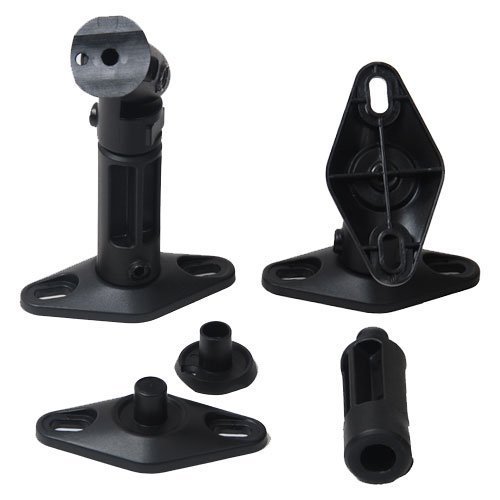 VideoSecu-5-Black-Universal-Speaker-Mount-Brackets-for-Walls-and-Ceilings-1XZ-Black-5-Pack-0-0