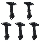 VideoSecu-5-Black-Universal-Speaker-Mount-Brackets-for-Walls-and-Ceilings-1XZ-Black-5-Pack-0