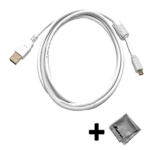 White-Gold-Plated-USB-20-Cable-for-HarmonKardon-ONYX-Wireless-Speaker-10ft-0