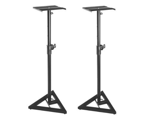 Yamaha-HS5-Powered-Studio-Monitor-Pair-with-XLR-Cables-Insolation-Monitor-PAD-and-Speaker-Stands-0-1