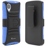 i-Blason-Google-Nexus-5-Smart-Phone-by-LG-Prime-Series-Dual-Layer-Holster-Case-with-Kickstand-and-Locking-Belt-Swivel-Clip-Blue-0-0