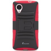 i-Blason-Google-Nexus-5-Smart-Phone-by-LG-Prime-Series-Dual-Layer-Holster-Case-with-Kickstand-and-Locking-Belt-Swivel-Clip-Red-0-6