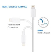 Apple-MFi-Certified-Poweradd-8-Pin-Lightning-to-USB-Cable-66ft-2m-Charge-and-Sync-Cable-Cord-for-iPhone-6s-6-Plus-5s-5c-5-iPad-Pro-Air-Mini-4th-gen-iPod-touch-nano-White-0-2