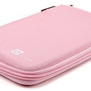 DURAGADGET-Pink-7-Shock-Absorbing-Hard-EVA-Shell-Case-for-NEW-TomTom-GO-610-Tomom-GO-6100-Satnav-With-Internal-Elasticated-Velcro-Strap-Netted-Accessory-Pocket-0-0