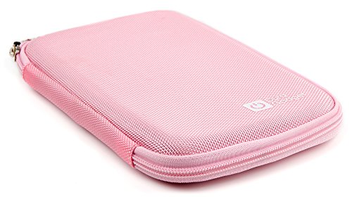 DURAGADGET-Pink-7-Shock-Absorbing-Hard-EVA-Shell-Case-for-NEW-TomTom-GO-610-Tomom-GO-6100-Satnav-With-Internal-Elasticated-Velcro-Strap-Netted-Accessory-Pocket-0-1