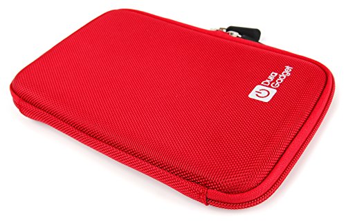 DURAGADGET-Red-7-Shock-Absorbing-Hard-EVA-Shell-Case-for-NEW-TomTom-GO-610-Tomom-GO-6100-Satnav-With-Internal-Elasticated-Velcro-Strap-Netted-Accessory-Pocket-0-4