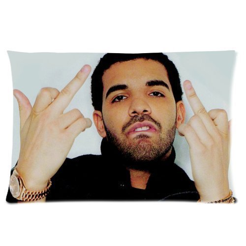 Generic-Personalized-Canada-Rap-Singer-Drake-Music-Series-Design-Sold-By-Too-Amazing-Rectangle-Pillowcase-24×16-inches-one-side-0