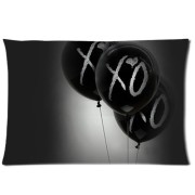 The-Weeknd-Xo-Black-Custom-Pillow-Case-Covers-20X30One-Side-With-Ox-On-The-Balloons-Pillowcase-0