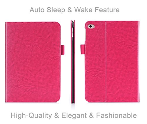 iPad-Pro-Case-Bovon-Folio-Premium-PU-Leather-Stand-Case-Cover-with-Auto-Wake-Sleep-Feature-Elastic-Strap-Card-Slots-Note-Holder-for-Apple-iPad-Pro-2015-Release-Pink-0-1