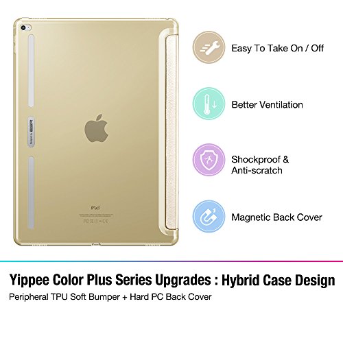 iPad-Pro-Case-ESR-iPad-Pro-Smart-Case-Cover-Corner-ProtectionUltra-SlimAuto-Wake-upSleep-Function-for-Apple-iPad-Pro-129-Inches-2015-ReleaseChampagne-Gold-0-0