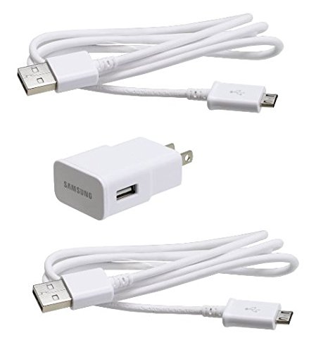 Samsung-OEM-2-Amp-Adapter-with-5-Feet-Micro-USB-Data-Sync-Charging-Cables-for-Galaxy-S2S3S4-ActiveNote-12-Non-Retail-Packaging-White-0