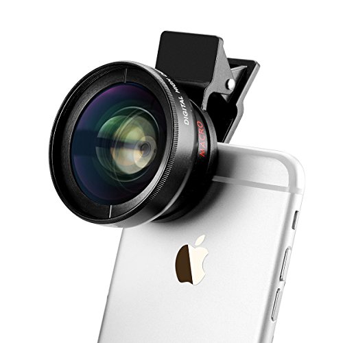 TECHO-Universal-Professional-HD-Camera-Lens-Kit-for-iPhone-6s-6s-Plus-6-5s-Samsung-Galaxy-S6-S5-Mobile-Phone-045x-Super-Wide-Angle-Lens-125x-Super-Macro-Lens-37mm-Thread-Clip-Holder-0