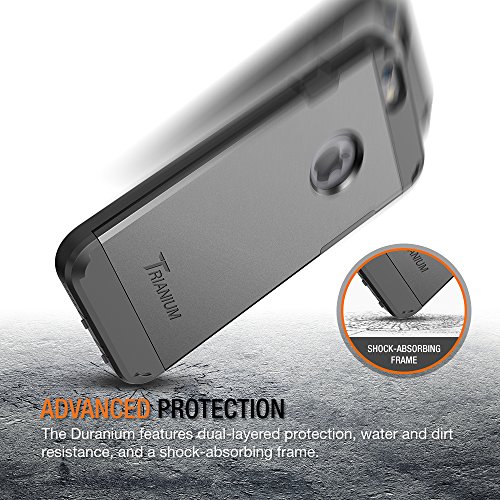 iPhone-6S-Case-Trianium-Duranium-Series-Protective-Case-Cover-for-Apple-iPhone-6-iPhone-6S-Built-in-Screen-Protector-Gunmetal-GrayDural-Layer-Shock-Absorbing-Bumper-Cases-Lifetime-Warranty-0-0