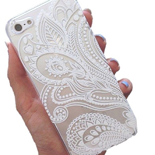 iPhone-6s-Case-Towallmark-Henna-White-Flower-Plastic-Case-Cover-Skin-0